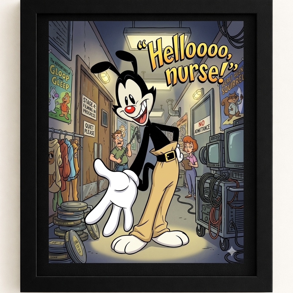 A.I. Animaniacs Art Print In A  Frame 8x10